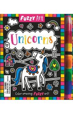 Fuzzy Art Unicorns - Melanie Hibbert