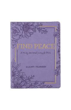 Devotional find peace for moms, 365 daily devotions - faux leather - christianart gifts