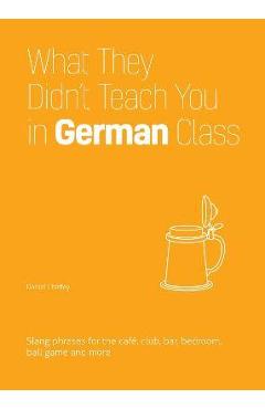 What They Didn\'t Teach You in German Class: Slang Phrases for the Cafe, Club, Bar, Bedroom, Ball Game and More - Daniel Chaffey
