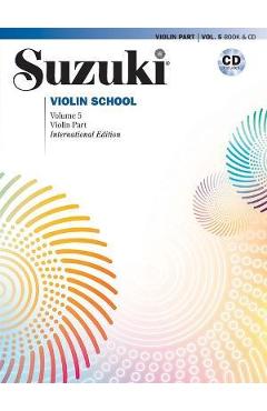 Suzuki Violin School, Volume 5: Violin Part, Book & CD - Shinichi Suzuki