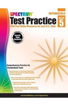 Spectrum Test Practice, Grade 5 - Spectrum