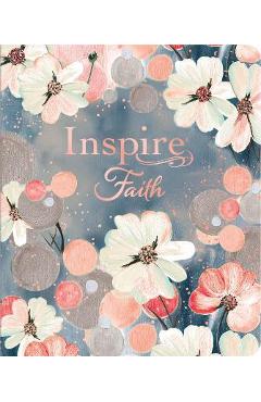Inspire Faith Bible Nlt, Filament Enabled Edition (Leatherlike, Watercolor Garden): The Bible for Coloring & Creative Journaling - Tyndale