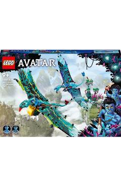 Lego Avatar. Primul zbor cu Banshee-ul lui Jake si Neytiri