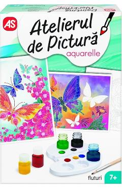 Set creatie: Atelierul de pictura. Aquarelle - Fluturi