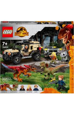 Lego Jurassic World. Transport de Pyroraptor si Dilophosaurus