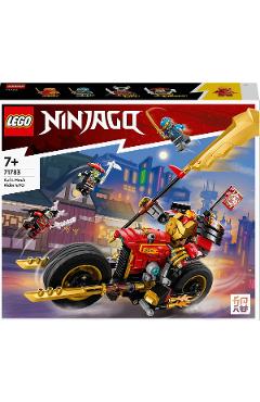 Lego Ninjago. Motocicleta robot Evo a lui Kai