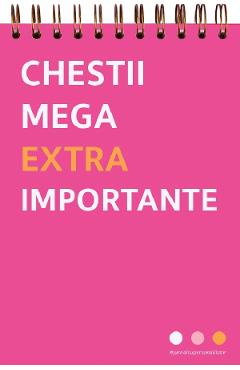 Jurnal pentru femei: Chestii mega extra importante