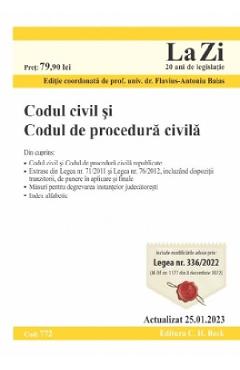 Codul civil si Codul de procedura civila Act. 25.01.2023 25.01.2023 poza bestsellers.ro