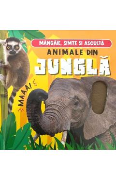 Animale din jungla. mangaie, simte si asculta