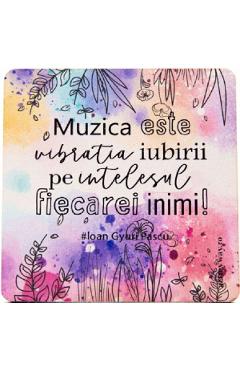 Suport pahar: Muzica vibratia iubirii