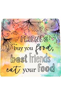 Suport pahar: Friends and Food