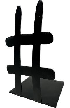 Suport lateral carti: Hashtag
