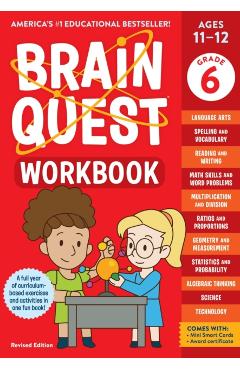 Brain Quest Workbook: 6th Grade Revised Edition - Workman Publishing