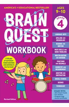 Brain Quest Workbook: 4th Grade Revised Edition - Workman Publishing