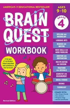 Brain Quest Workbook: 4th Grade Revised Edition - Workman Publishing