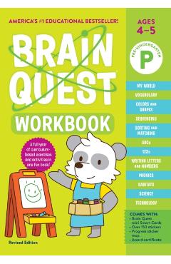 Brain Quest Workbook: Pre-K Revised Edition - Workman Publishing