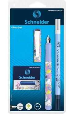 Set stilou Glam bleu