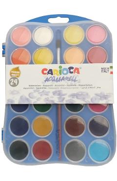 Set acuarele 24 culori + 1 pensula