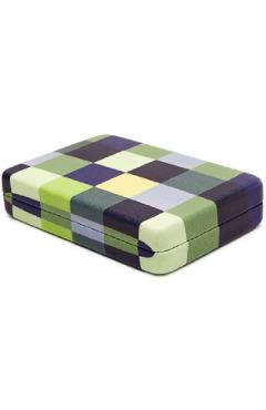 Suport bijuterii: Plaid Travel. Verde