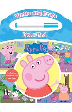 Peppa Pig: Write-And-Erase Look and Find - Pi Kids