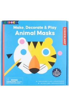 Kit decorativ: Make, decorate and play. Animal Masks
