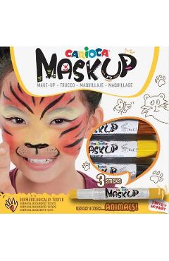 Set pictura pe fata: Mask up Animals