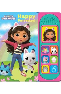 Dreamworks gabby's dollhouse: happy purrsday! sound book - pi kids