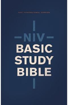 Niv, Basic Study Bible, Economy Edition, Paperback, Blue, Red Letter - Zondervan