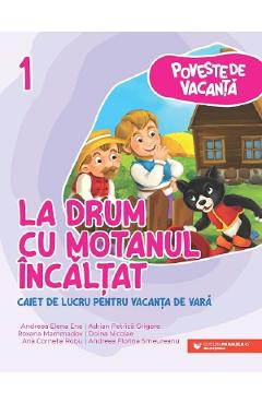 La Drum Cu Motanul Incaltat - Clasa 1 - Caiet Pentru Vacanta - Andreea-elena Ene