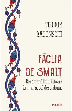 Faclia de smalt. recomandari iubitoare intr-un secol dezordonat - teodor baconschi