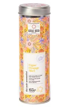Cutie ceai negru: the noir aromatise saveurs figue. orange miel boite