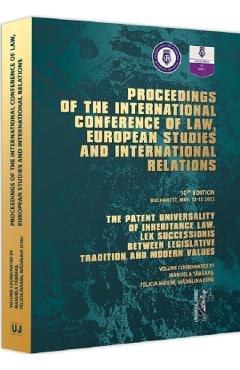 The patent universality of inheritance law - manuela tabaras, madalina dinu, felicia maxim