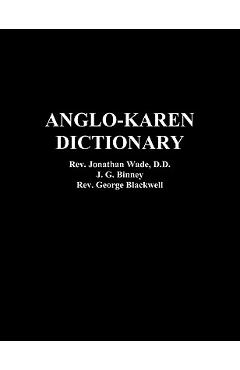 Anglo-Karen Dictionary - Jonathan Wade - Imagine 1