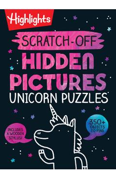 Scratch-Off Hidden Pictures Unicorn Puzzles - Highlights