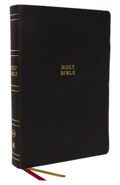 NKJV Holy Bible, Super Giant Print Reference Bible, Black Genuine Leather, 43,000 Cross References, Red Letter, Comfort Print: New King James Version - Thomas Nelson