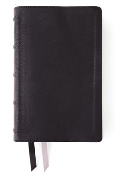 Niv, Side-Column Reference Bible, Personal Size, Leathersoft, Black, Comfort Print - Zondervan