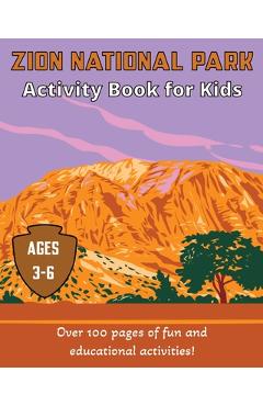 Zion National Park Activity Book for Kids: For ages 3-5 - Wilderkind Books