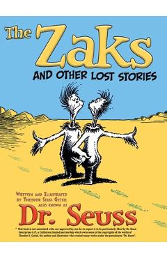 The Zaks and Other Lost Stories - Dr Seuss