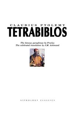Tetrabiblos - Claudius Ptolemy - Imagine 1