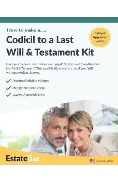 Codicil to a Last Will & Testament Kit: Make a Codicil to Your Last Will in Minutes - Estatebee