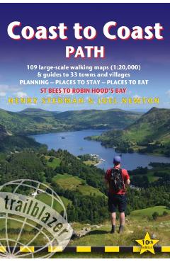 Coast to Coast Path: British Walking Guide: - St Bees to Robin Hood's Bay Includes 109 Large-Scale Walking Maps (1:20,000) & Guides to 33 T - Henry Stedman