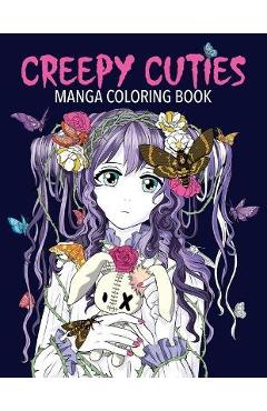 Creepy Cuties Manga Coloring Book - Desti