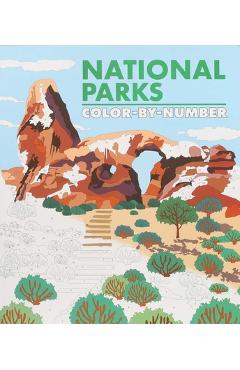 National Parks Color-By-Number - Editors Of Thunder Bay Press