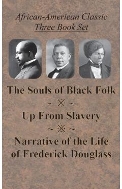 African-American Classic Three Book Set - The Souls of Black Folk, Up From Slavery, and Narrative of the Life of Frederick Douglass - W. E. B. Du Bois