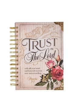 Christian Art Gifts Journal W/Scripture for Women Trust in the Lord Butterfly Proverbs 3:4 Bible Verse Burgundy 192 Ruled Pages, Large Hardcover Noteb - Christianart Gifts