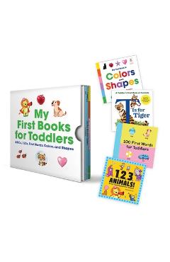 My First Books for Toddlers Box Set: Abcs, 123s, First Words, Colors and Shapes - Rockridge Press