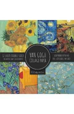 Van Gogh Collage Paper for Scrapbooking: Famous Paintings, Fine Art Prints, Vintage Crafts Decorative Paper