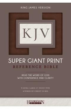 KJV Super Giant Print Bible - Hendrickson Publishers