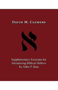 Supplementary Exercises for Introducing Biblical Hebrew by Allen P. Ross - David M. Clemens