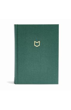 CSB He Reads Truth Bible, Evergreen Cloth Over Board Indexed: Black Letter, Wide Margins, Notetaking Space, Reading Plans, Sewn Binding, Two Ribbon Ma - He Reads Truth
